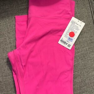 Lululemon Athletica Pink Leggings Full-Length Smooth Fit